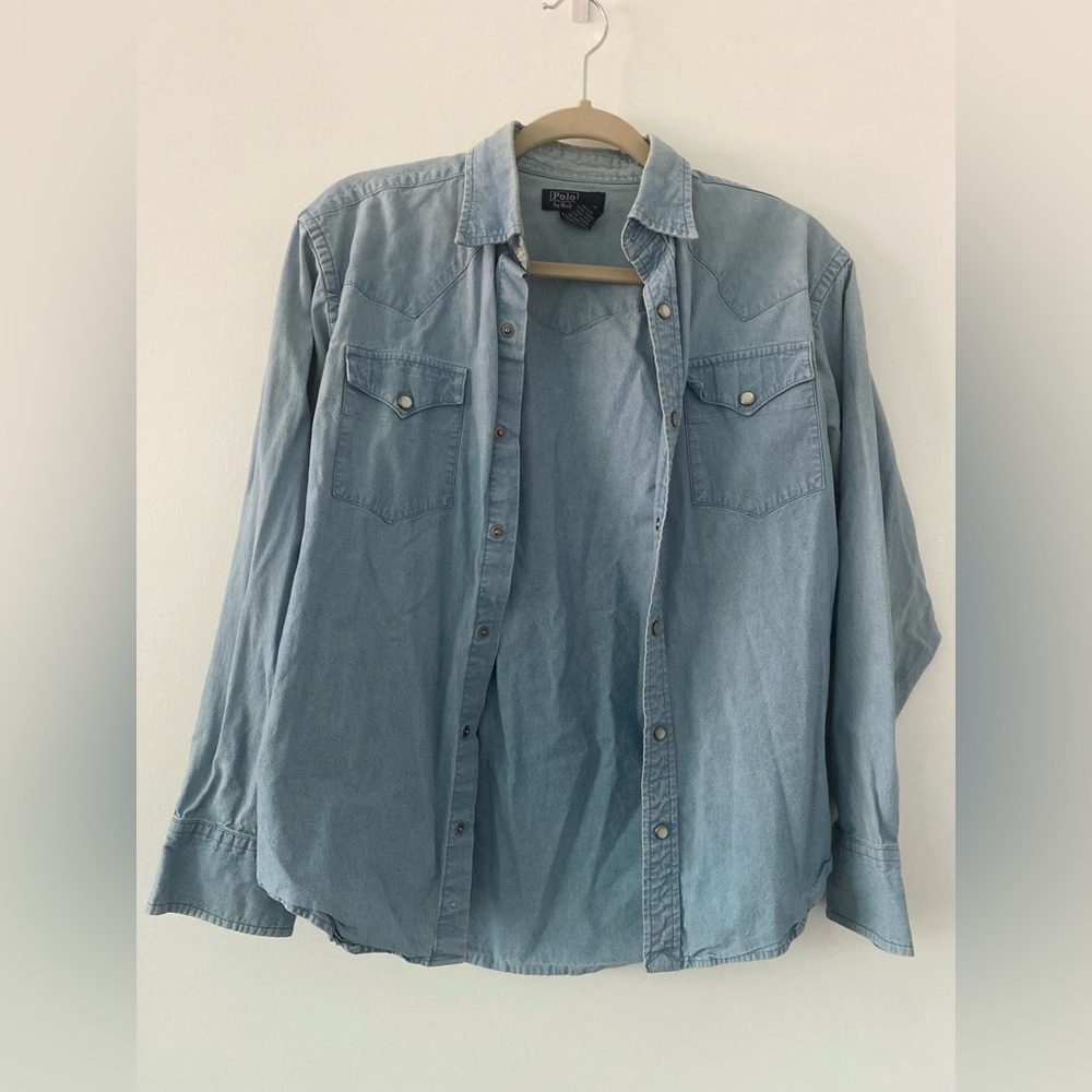 Chambray button up